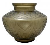 Art Deco Verrex / Schneider Art Glass Vase circa 1930