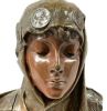 Art Nouveau Bronze Bust Of Dalila By Emmanuel Villanis 