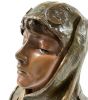 Art Nouveau Bronze Bust Of Dalila By Emmanuel Villanis 