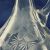 Art Nouveau Cut Crystal & Sterling Silver Claret Jug