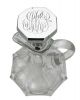 Art Nouveau Cut Crystal & Sterling Silver Claret Jug