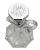 Art Nouveau Cut Crystal & Sterling Silver Claret Jug