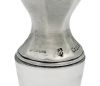 Art Nouveau Cut Crystal & Sterling Silver Claret Jug