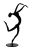 Austrian Bronze Dancer by Richard Rohac circa 1950s