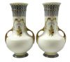 Austrian Porcelain Vases circa 1900