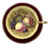 Aynsley Fruit Pattern Teacup & Saucer Signed D. Jones
