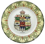 Beardmore Canadian Provincial Flags Plate circa 1907-13