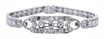 Birks-Ellis-Ryrie Edwardian Platinum Diamond Bracelet