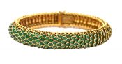Birks Vintage Enamel Scales Bracelet