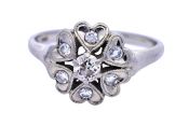 Birks Vintage .17ct Diamond 18kt Ring