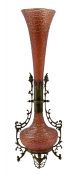 Bohemian Harrach Art Glass Vase, circa 1900