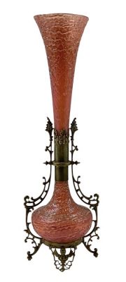 Bohemian Harrach Art Glass Vase, circa 1900
