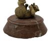 Bronze Figural Bear Chamberstick