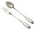 Bruckmann & Sohne 800 Fine Silver Salad Servers, Germany circa 1905