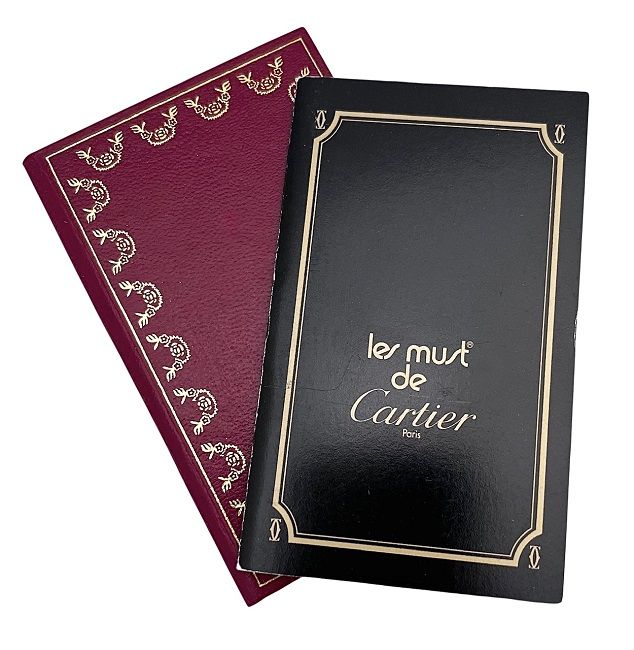 Cartier Lacquer Bordeaux Gold Lighter | Cynthia Findlay Fine