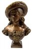 Cesar Ceribelli Bronze Busts of Bianca & Odette