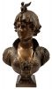 Cesar Ceribelli Bronze Busts of Bianca & Odette