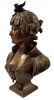 Cesar Ceribelli Bronze Busts of Bianca & Odette