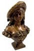 Cesar Ceribelli Bronze Busts of Bianca & Odette