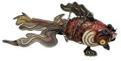 Chinese Silver Gilt & Enamel Articulated Koi Fish