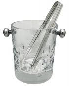 Christofle Crystal Cluny Pattern Ice Bucket