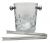 Christofle Crystal Cluny Pattern Ice Bucket