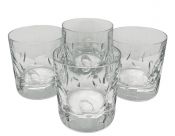 Christofle Crystal Cluny Pattern Old Fashioned Glasses
