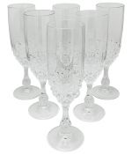 Cristal d’Arques Paris Chenonceaux Champagne Flutes