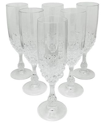 Cristal d’Arques Paris Chenonceaux Champagne Flutes