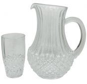Cristal d’Arques Paris Chenonceaux Water Tumbler & Pitcher