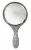 Edwardian Sterling Silver Reynolds Angels Hand Mirror, Birmingham 1906 
