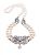 Elegant Vintage Cultured Pearl and Diamond 18kt Necklace