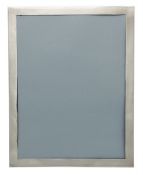 English Art Deco Sterling Silver Picture Frame, Birmingham 1935