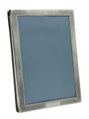 English Art Deco Sterling Silver Picture Frame, Birmingham 1938