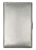 English Sterling Silver Cigarette Case Birmingham 1952