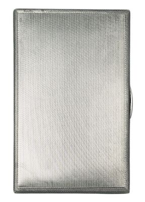 English Sterling Silver Cigarette Case Birmingham 1952