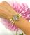 Estate Triple Strand Cultured Pearl and Diamond Bracelet