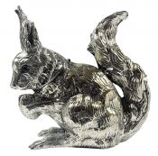 Franco Lapini Silver Plate Squirrel Wine Cooler