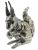 Franco Lapini Silver Plate Squirrel Wine Cooler