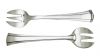 French Art Deco Saglier Freres Silver Plate Ice Cream Forks, Set of 8