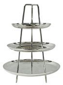 Gallia Christofle Three Tiered Ischia Fruit / Cake Stand