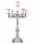 Gebruder Friedlander 750 Fine Silver Candelabra, Germany circa 1870-80