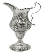 George III Sterling Silver Cream Jug, London 1782 Benjamin Mountigue