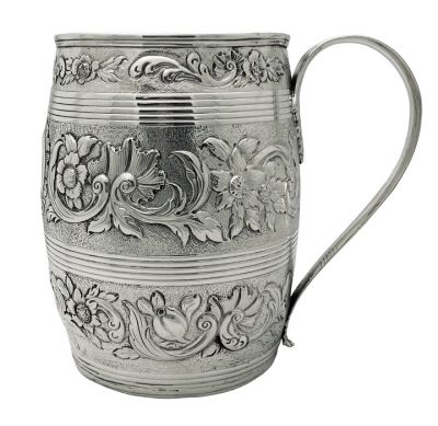 Georgian Sterling Silver Henry Chawner Tankard, Dated 1788