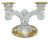 Gold Chantilly Cambridge Glass Co. Candelabra