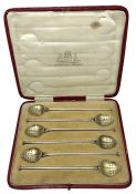Gorham Sterling Silver Ice Tea Spoons / Straws, English Import Marks 1907