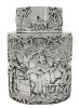 Hanau 800 Fine Silver Tea Caddy circa 1890