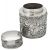 Hanau 800 Fine Silver Tea Caddy circa 1890