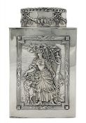 Hanau 812 Fine Silver Tea Caddy