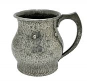 Hand Hammered Pewter Tankard, England 1920s